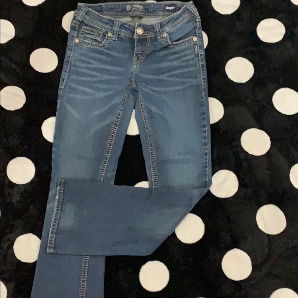 Silver jeans